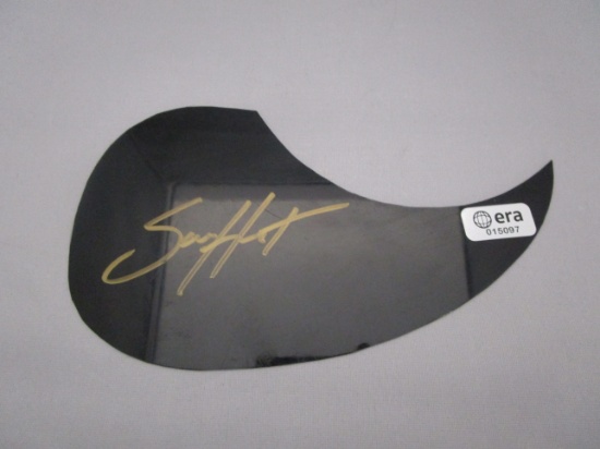 Sam Hunt signed autographed guitar pick guard ERA COA 097