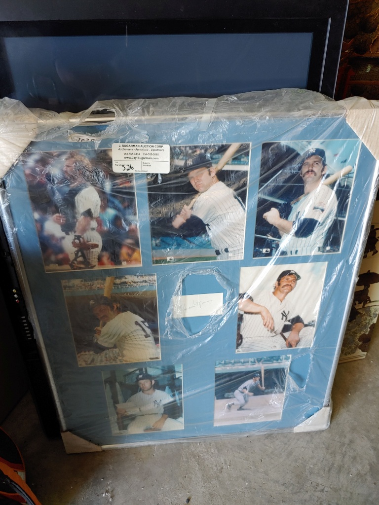 Thurman Munson New York Yankees Wall Memorabilia | Estate & Personal  Property Personal Property | Online Auctions | Proxibid