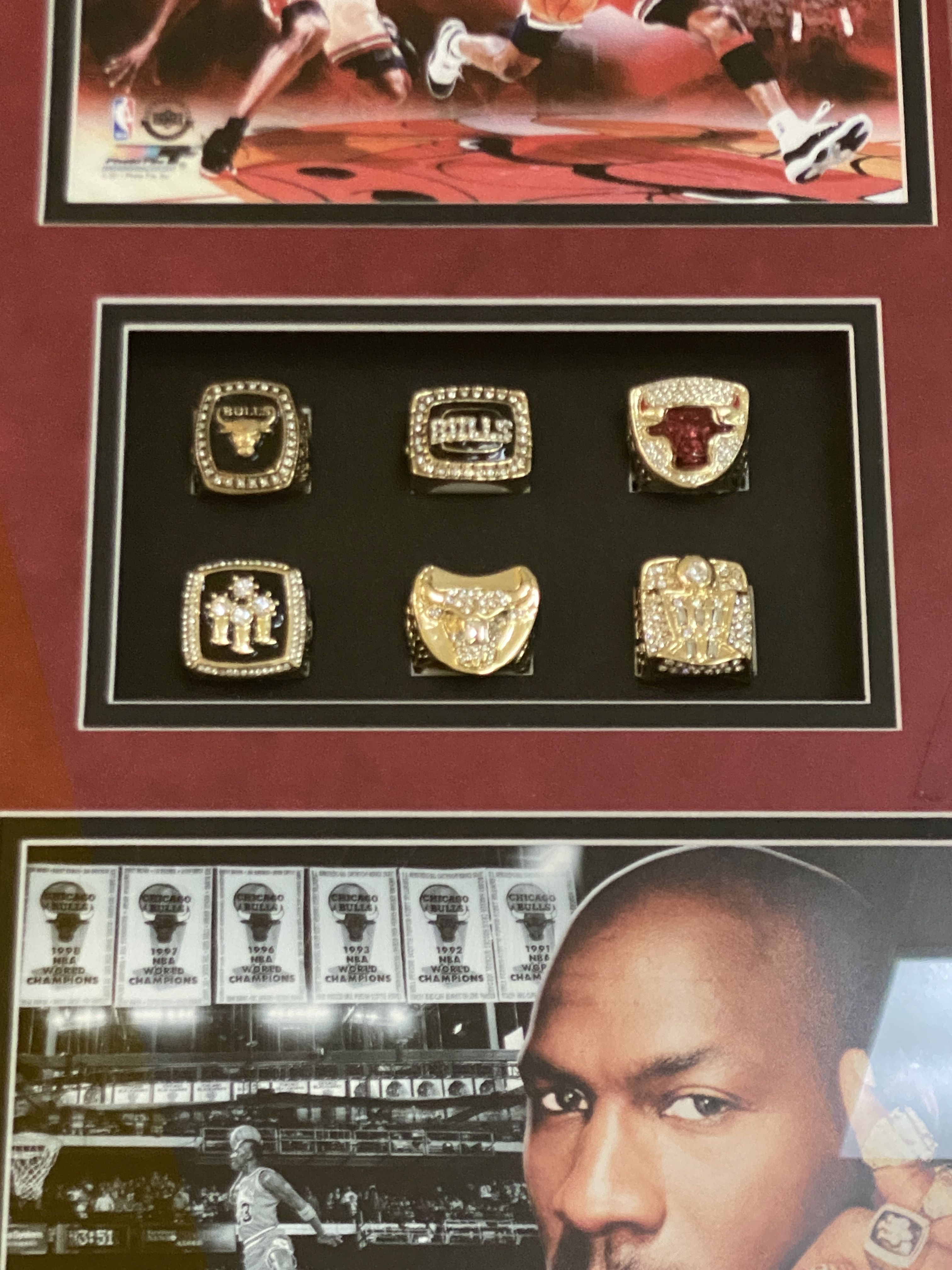Michael Jordan (6) Time NBA Championship Ring Set Proxibid