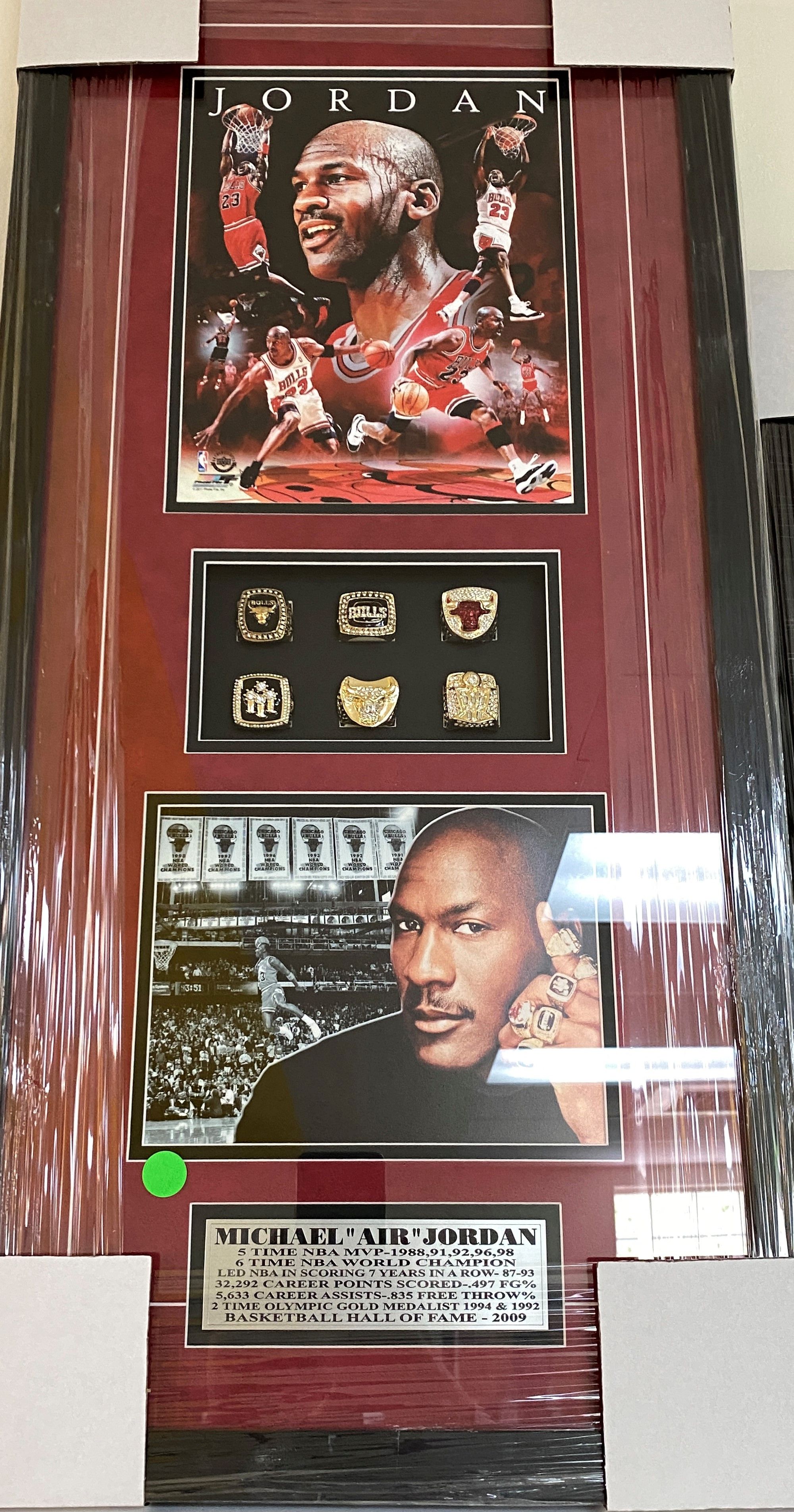 Basketball Player Michael Jordan Hoop Ring 1989-90 NBA Hoops 