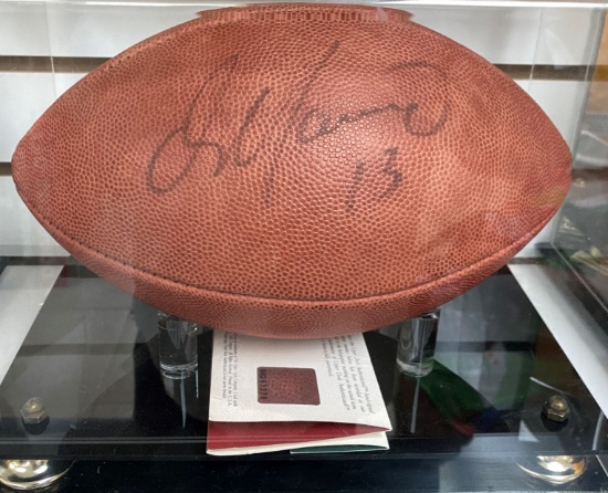 Dan Marino #13 Autographed Football Authenticated by Upper Deck Sports