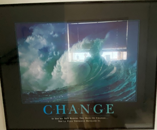 Inspirational Framed Picture "Change"