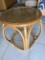 Bombay Stlye Glass Top Side Table