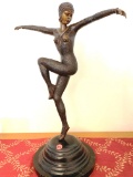 Erte Stlyle Bronze Statue, 21