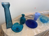 Table Lot, Polish Vases, & Serving Pieces