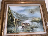 Signed Oil Painting, 28