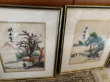 (2) Oriental Paintings on Silk, Both Signed