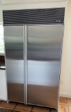 Stainless Steel Finish Sub-Zero model 532 Refrigerator/Freezer
