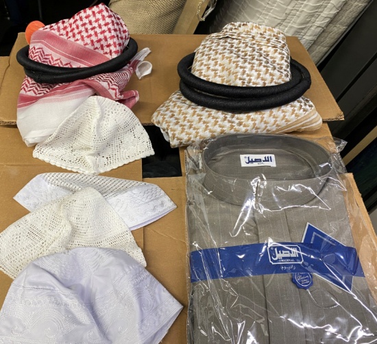 Lot of Islamic Men's Fashion Clothing given as a gift by the Saudi Royal Family