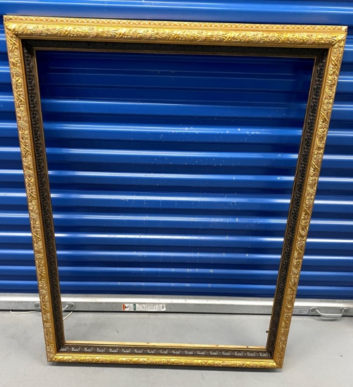 36"H x 28"W Decorative Gold Wood Frame