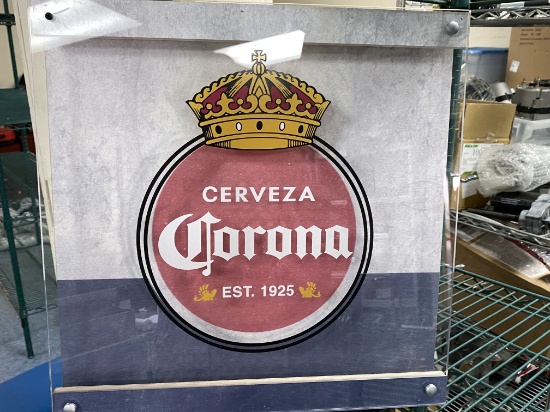 18" x 18" Cervexa "Corona" Illuminated Beer Sign