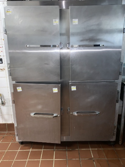 Traulsen (4) Quarter Door Stainless Steel Reach-In Refrigerator