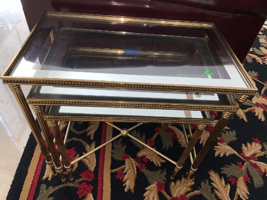 Nested Set Of Glass Tables