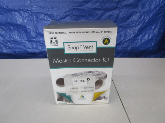 Snap to Vent Master Connector Kit 4" No Tools Needed (NEW) 011