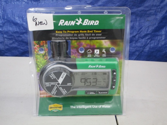 Rainbird Hose End Timer Programmable Daily Settings / Rain Delay / High Flow (NEW) 006