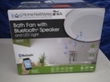 Home Networks Bath Fan with Bluetooth Speaker& LED light (NEW) 102