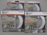 Commencial Electric 6in Slim LED Color Changing Recessed Light Kit 4pack (NEW) 092