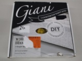 Giani Counter Top Paint Kit White Diamond covers 35 sq ft (OPEN BOX) 094