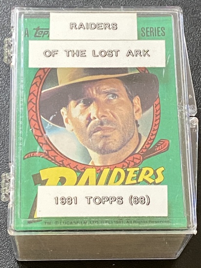1981 Topps "Raiders of the Lost Ark" Collector Card Set (Near Mint)