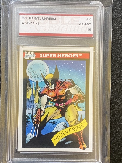 1990 Marvel UniverseWolverine GEM-Mint 10