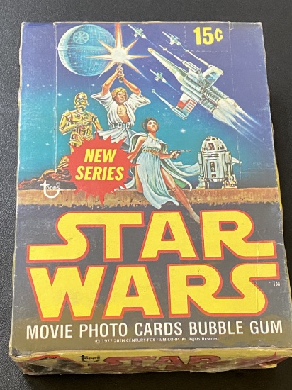 1977 Star Wars Series II Extremely Rare Un-Opened Collectors Box Wax Set