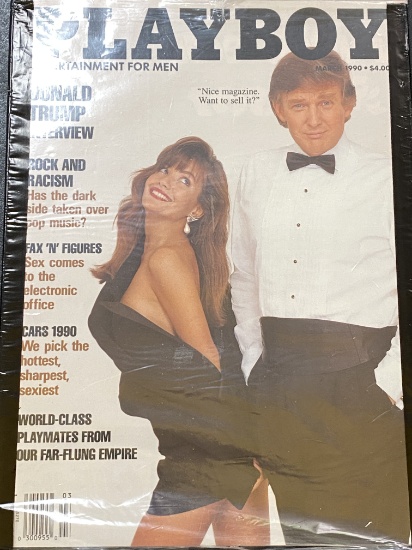 March 1990 Donald Trump Playboy in Mint Condition