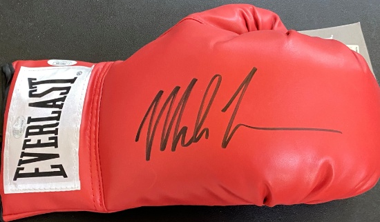 Mike Tyson Autographed Everlast Boxing Glove (JSA)