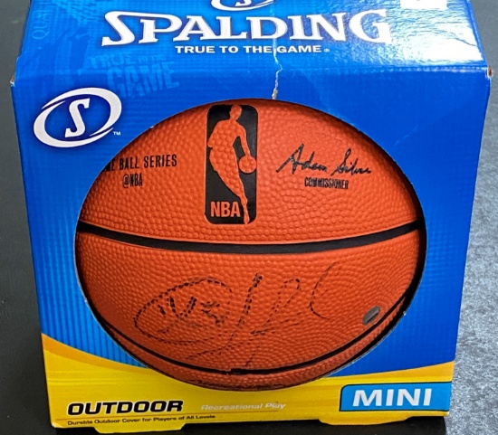 Chris Paul Autographed  Mini Basketball (Steiner)