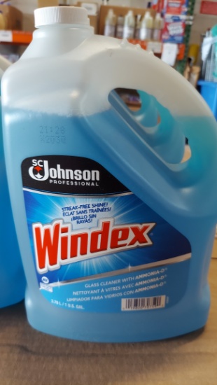 Windex 1 Gallon Glass Cleaner With Ammonia