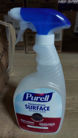 Case of Purell Foodservice Surface Sanitizer. 32oz. 6 Per Case
