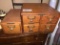 Lot of 3 X 5 Cardex File Boxes (wooden)