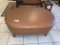 Large Leather Ottoman