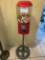 Functional Gum Ball Machine on Stand