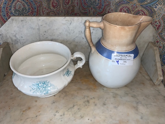 Antique Pitcher and Basin