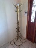 Tall Brass Coat rack