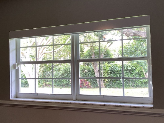 73"L x 38" Double Impact Windows Set Includes Box Shade System