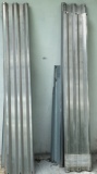 Complete Set Of Aluminum And Steel Window Shutters
