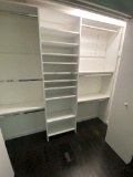 6'L x 7'H Two Section Interior Closet System