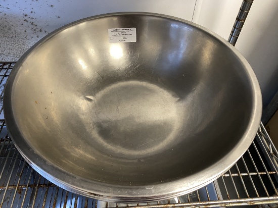 Large Stainless Steel Mixing Bowls Lot