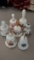 Lot of (6) Hand Painted Porcelain Table Bells