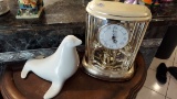 Two Piece Collectible Lot, Including Mantle Clock