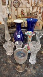 Lot Of (9) Various Vases