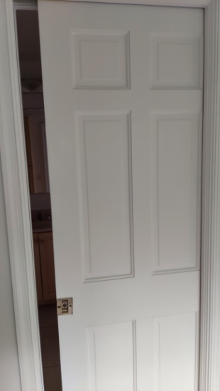 White Wood Pocket Doors