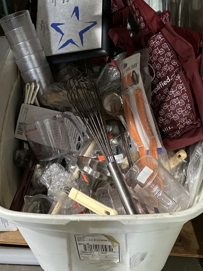 Bin Filled With Miscellaneous Items