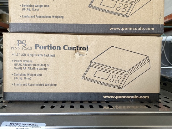 PS50 Electric Portion Control Scale, Up To 50 lbs. New In Box