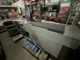Grocery Store Cash Register Stand And Conveyor