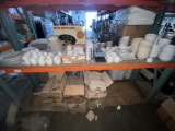 Two Shelves Of Various Pieces Of White China