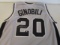 Manu Ginobili of the San Antonio Spurs signed autographed basketball jersey PAAS COA 180