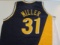 Reggie Miller of the Indiana Pacers signed autographed basketball jersey PAAS COA 058
