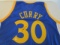 Steph Curry of the Golden State Warriors signed autographed basketball jersey PAAS COA 082